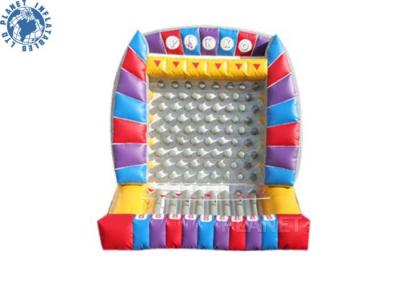 China 0.55mm Plato PVC Tarpaulin Inflatable Carvinal Game Rental / Giant Inflatable Plinko Prize Game for sale