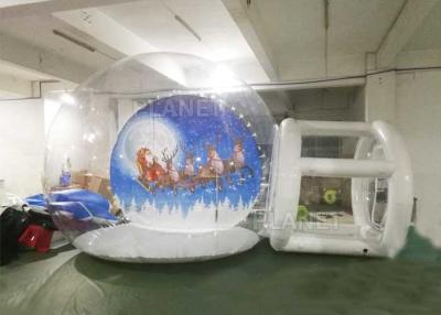 China Large Christmas Blow Up Snow Globe Outdoor Decoration CE EN71 EN14960 for sale