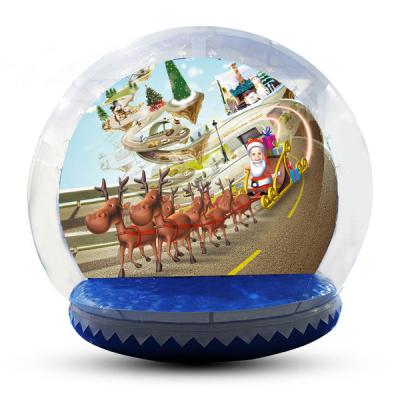 China Festival Decoration Airblown Inflatable Snow Globe Customized Logo for sale