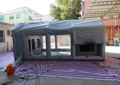 Chine Tente gonflable de cabine scellée par air de peinture de jet de cadre pour le lavage de voiture à vendre