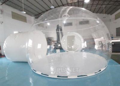 China Tunnel Inflatable Double Bubble Dome Tent With Steel Frame for sale