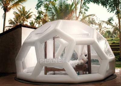 Chine tente gonflable de bulle de bulle de 5M de maison de jungle de loge d'Ubud d'igloo de bulle de loge de PVC de camping de tente gonflable claire d'hôtel à vendre