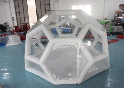 China Airtight 4M Football Shaped Inflatable Bubble House for sale