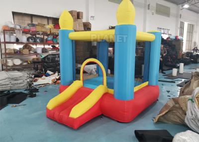 China 2m Mini Nylon Fabric Inflatable Bounce House Inflatable Small Jumping Castle With Blower Prices For Family for sale