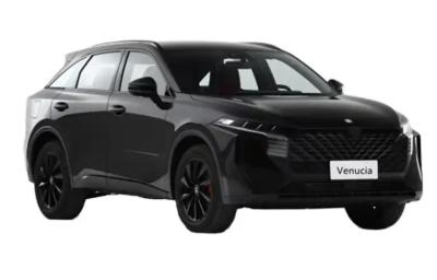 China Negro de cinco puertas Nissan Venucia coche 180km/h Velocidad máxima 97kW Máxima potencia en venta
