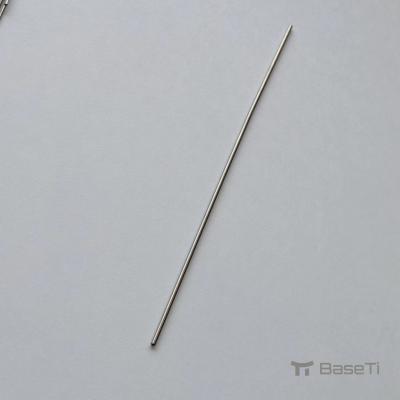 China 0.8 mm a 3.5 mm tubo sin costura de titanio tubo capilar de titanio para uso médico ASTM F67 F136 F1295 en venta