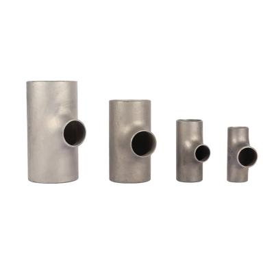 China DN15 To DN600 Titanium Pipe Fitting Tee Fitting Threaded Pipe Cap For Sulfuric Acid Plants for sale