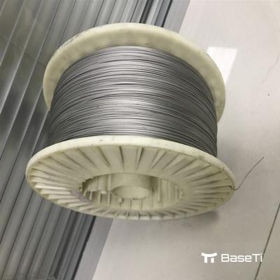 China AWS A5.16 Grado 1 de alambre de titanio fino puro Grado 2 3 4 5 de alambre de titanio puro Ti EN ISO 24034 en venta