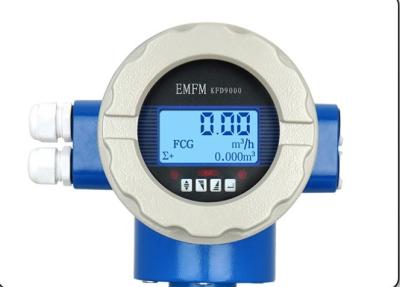 China Pressure Range 0-0.6mpa Electromagnetic Type Flow Meter IP65 for sale