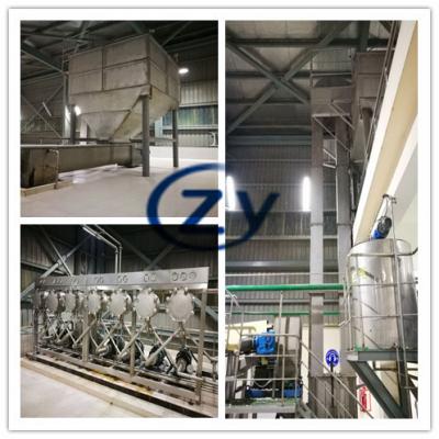 China Complete Set Yam Starch Production Line / Cassava Starch Making Machine for sale
