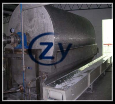 China SS304 Rotary Vacuum filter Dewatering machine Potato Starch Machine for sale