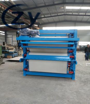 China Consumo da baixa potência de Dewtering da fibra da mandioca da maquinaria da imprensa da correia do aço carbono à venda