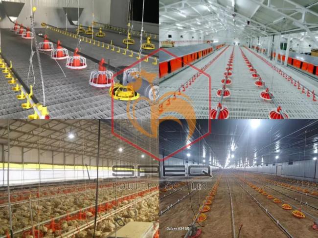 Completed customer poultry farm project