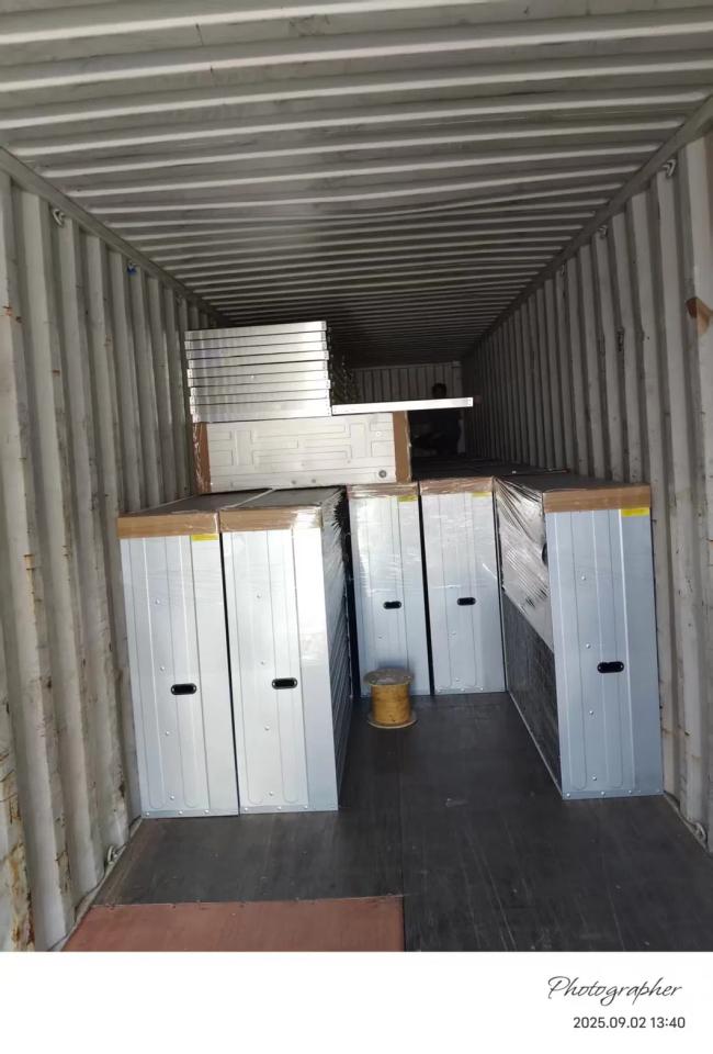 Industrial equipment shipping preparation