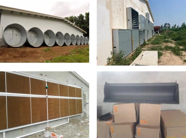 Poultry farm ventilation system installation project