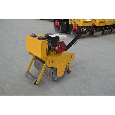 China Sand Asphalt Concrete Walk Soil / Soil Construction Machine 600kg Bitumen / Sand Compaction Behind Mini Road Roller Compactor à venda
