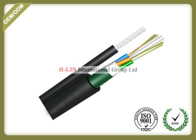 China Figure 8 Self Supporting Outdoor Fiber Optic Cable For Aerial With Steel Tape for sale