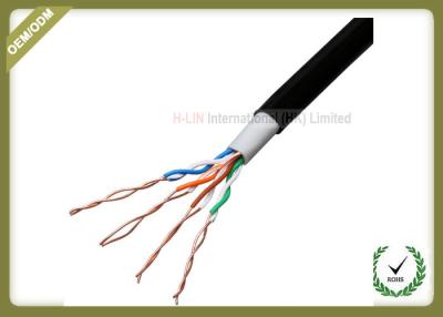 China 305 Meters Network Fiber Cable , Unshielded Twisted Pair Cable 0.5mm Diameter for sale