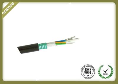 China 24 Cores Outdoor Fiber Optic Cable G652D  /G657 GYFTS With FRP Strength Member for sale