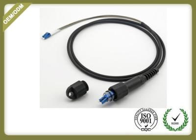 China Fiber Optic Outdoor Patchcord with PDLC to LC connector with 2core 2.0mm outdoor fiber cable for sale