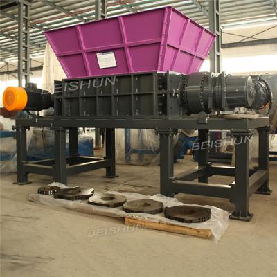 China Fully Automatic Waste Tyre Recycling Machine PLC Waste Rubber Tire Shredder Machine for sale