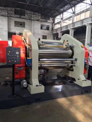China Control PLC 200 ℃ Máquina de calandrado de 4 rollos para uso industrial en venta
