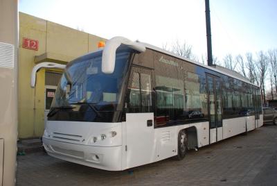 China Aluminium Body 24 Seat 110 Passenger International Shuttle Bus Apron Bus for sale
