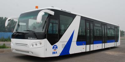 China Airport shuttle bus with 110 passengers 14 seats Cummins engine for sale