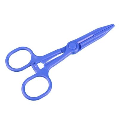 China Blue Medical Plastic Scissors for sale