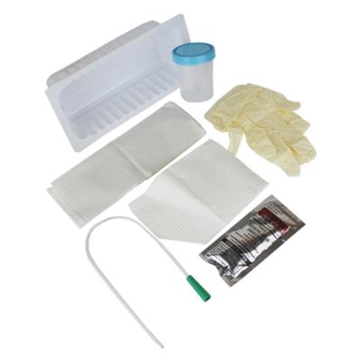 China Wholesale Disposable  Pre-Connected Luxury Urethral Urine Catheterization Tray for sale
