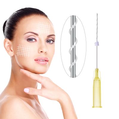 China buy screw face lifting thread eyebrow lifting molding cones fish cog pcl lift double needle for skin for sale