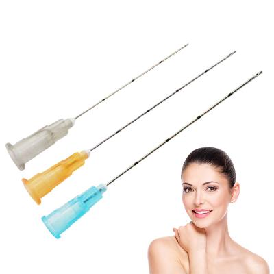 China Buy stainless steel microneedle  hyaluronic acid  for buttock blunt needle cannula for sale