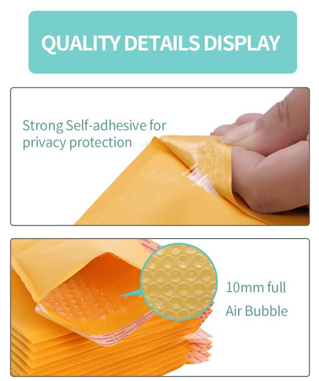 ZGCX Copper-printing Colorful Bag A4 Sizes Padded Bubble Cushioned Jiffys Mailer /Envolopes