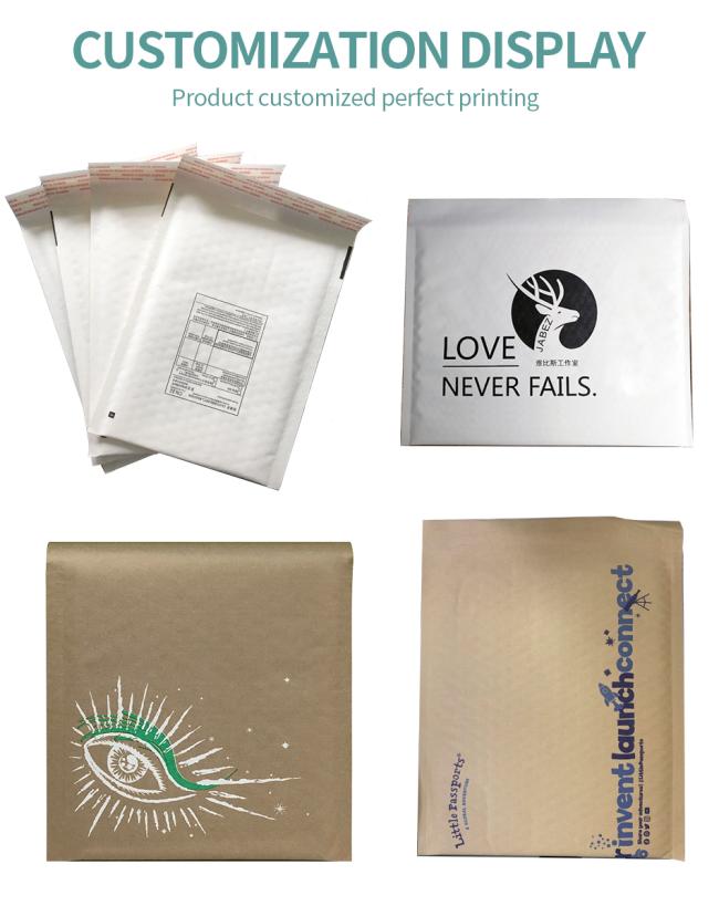 ZGCX Copper-printing Colorful Bag A4 Sizes Padded Bubble Cushioned Jiffys Mailer /Envolopes
