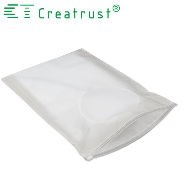 CX Child Slider Zipper Pvc Bag Plastic T-shirt Zip Lock Pouch Matte Frosted Clothes Clear Poly Bags Adhesive Seal Personalised