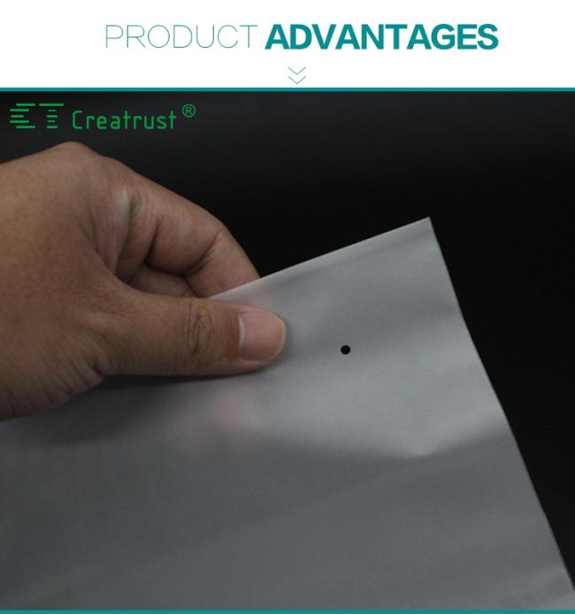 ZGCX Custom Frosted Zip Lock Logo Reseal Poly Bag Slider Plastic Bag Clothes Packing