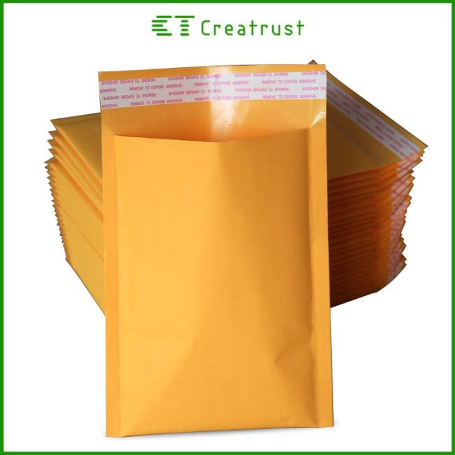 Custom Bubble Bag Packaging Mailers Padded Kraft Paper Bubble Mailing Envelope