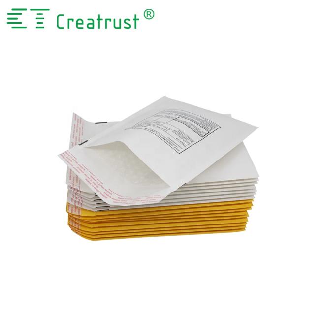 Custom Bubble Bag Packaging Mailers Padded Kraft Paper Bubble Mailing Envelope