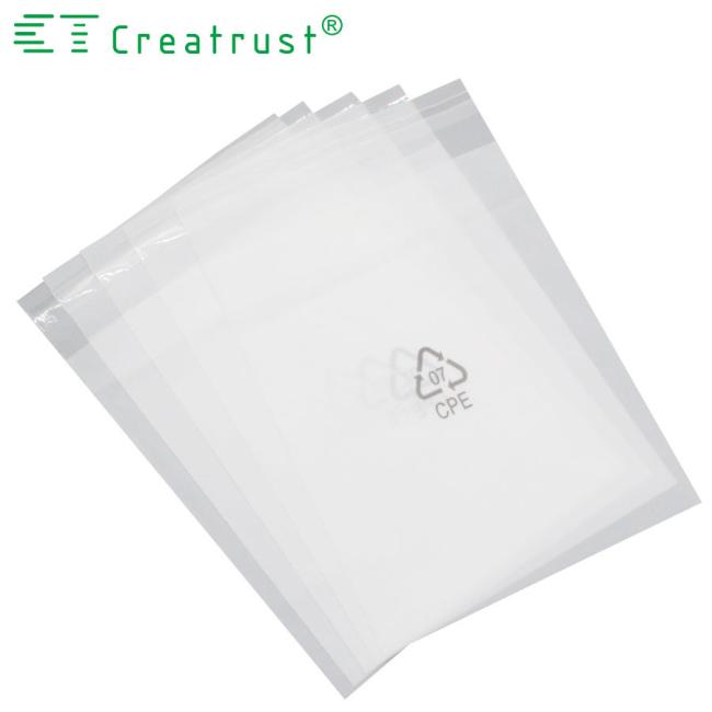 China CPE Slider Ziplock Packaging Bags Matte Zipper Bag for Mobile Phone