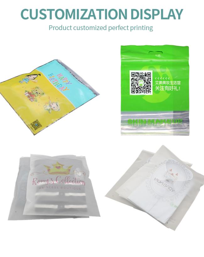 China CPE Slider Ziplock Packaging Bags Matte Zipper Bag for Mobile Phone
