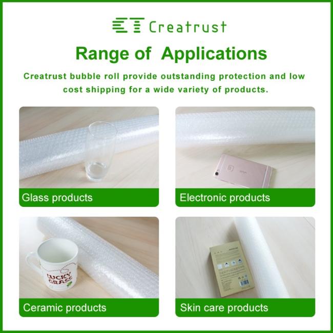 China Manufacturer Wholesale LDPE Shock Resistance Single-sided Air Bubble Plastic Roll