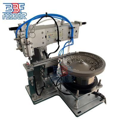 China Rotating magnetic vibratory feeder Flat Gasket PLC Control Linear Vibrator Bowl for sale