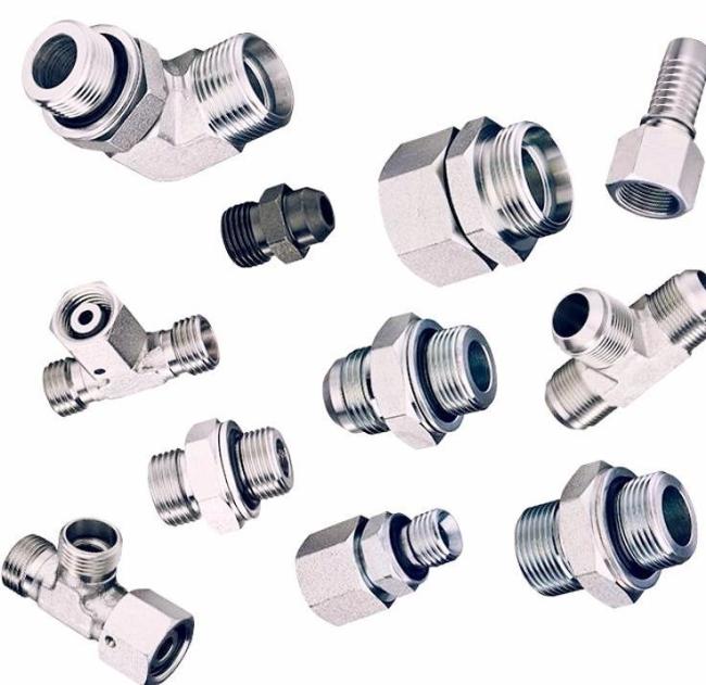 Carbon Steel Stainless Steel Hydraulic SAE Adapter Jic Male Straight Hose Connector 37 Degree Flared Tube Fittings 2403/1j Adapt