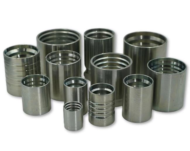 Jic Bsp Straight Union Tube Fittings SAE Flared Hydraulic Straight Fittings Male Hydraulic Compression Tube Fittings