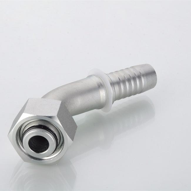 OEM 20441 Carbon Steel Ss 45 Degree Elbow Female Metric Hydraulic Hose Fitting Pipe Adapter Hydraulic Fittings