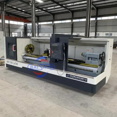China Heavy Duty Cnc Lathe Machine Fanuc Controller Flat Bed for sale