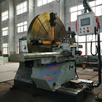 China Flange Rubber Ring Facing Lathe Machine Auto Floor Type Turning for sale