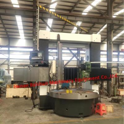 China Automatic Double Column Metal Turning Vertical Lathe Torno With 2 Axis for sale