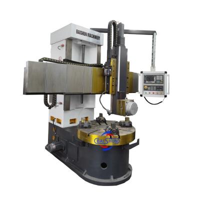 China Processamento de metais de trabalho pesado Máquina de torno CNC de torre vertical automática à venda
