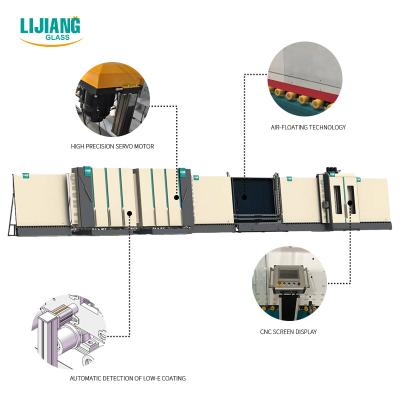 China Linha de produção de vidro de isolamento vertical automática com enchimento do gás do argônio à venda